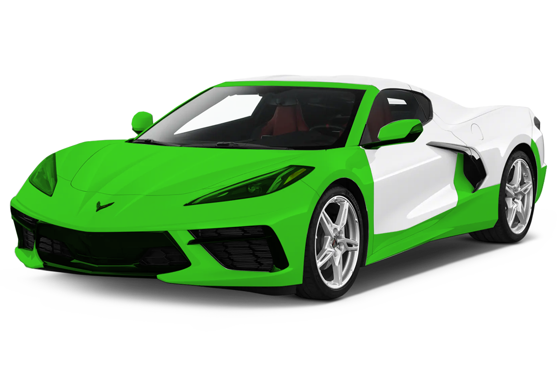 Corvette C8 Stingray with Driver's Package coverage