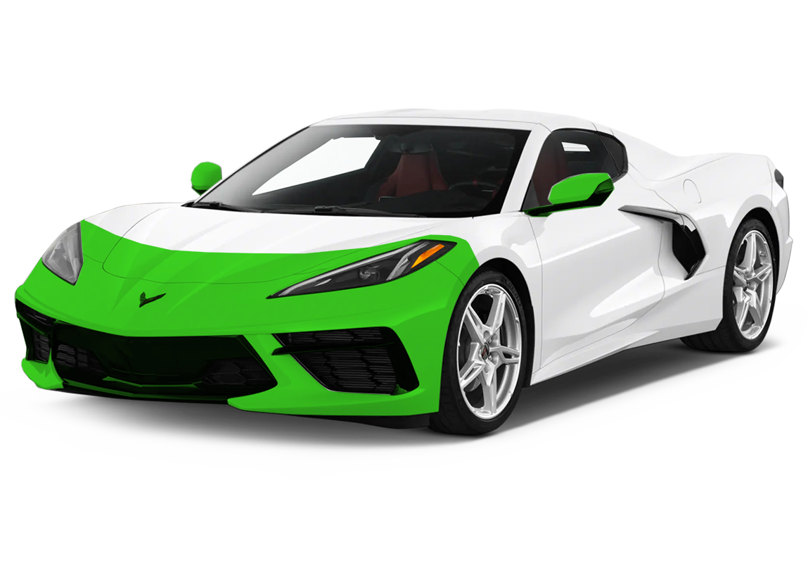 Corvette C8 Stingray with Partial Front coverage