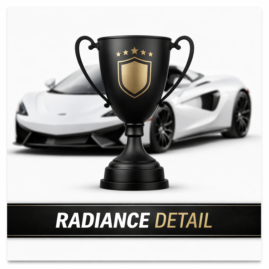 Radiance is our top tier signature detail with annual ceramic coating 