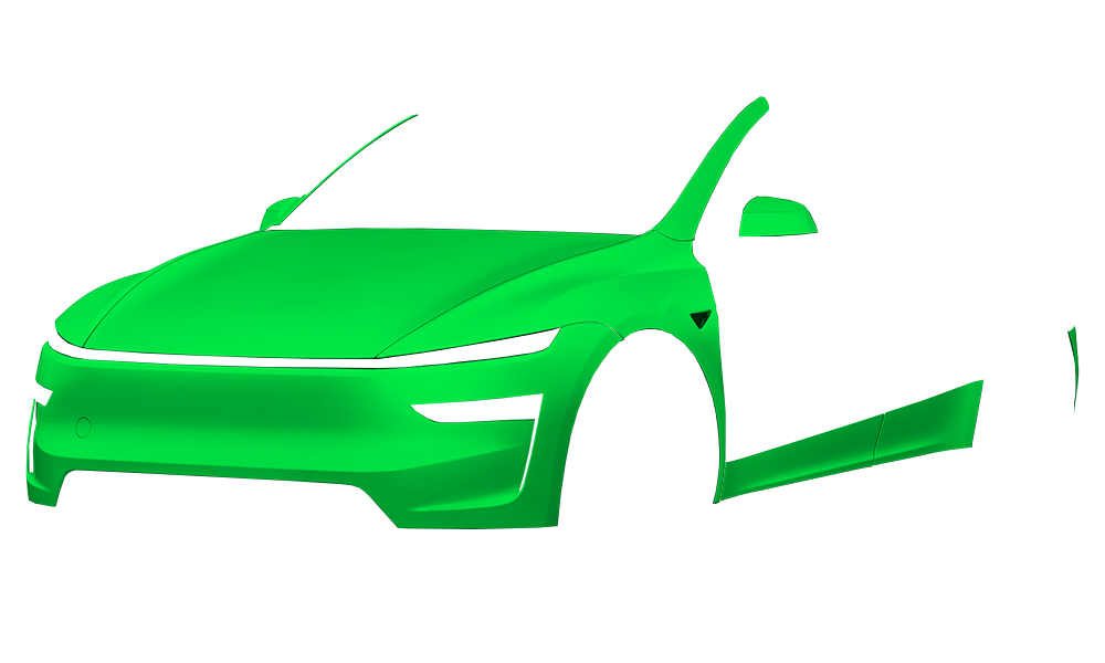 Tesla Model Y with Driver's Package coverage