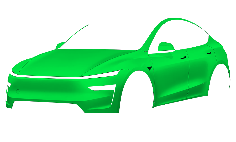 Tesla Model Y with Full Body coverage