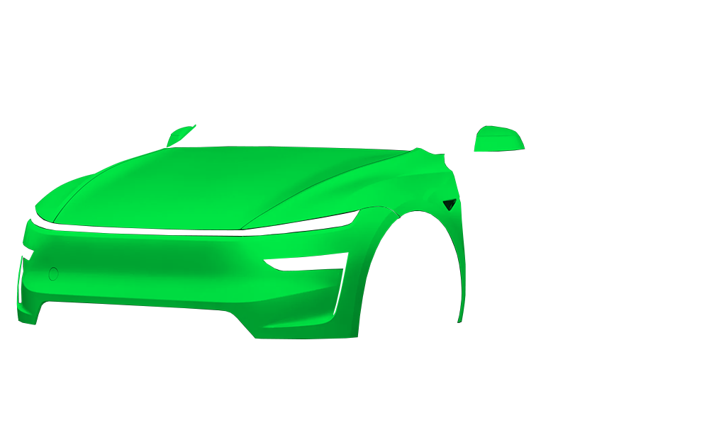 Tesla Model Y with Full Front coverage
